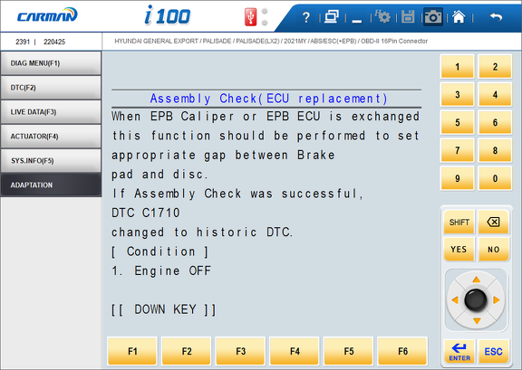 Palisade ABS ESC EPB 13